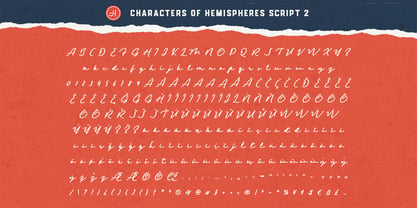 Hemispheres Font Poster 14