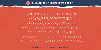 Hemispheres Font Poster 13