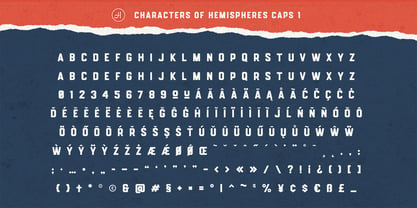 Hemispheres Font Poster 11