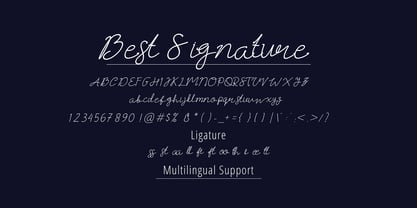Best Signature Font Poster 5
