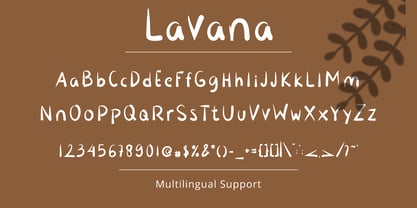 Lavana Font Poster 5