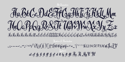 Late Frost Font Poster 4