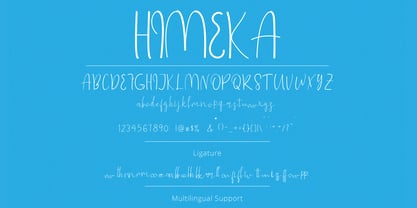 Himeka Font Poster 5