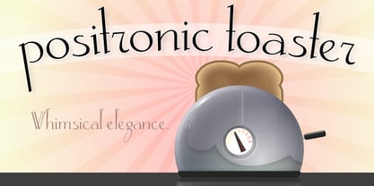 Positronic Toaster Font Poster 1