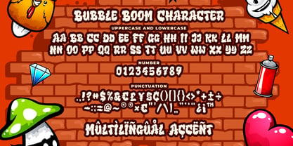 Bubble Boom Font Poster 5