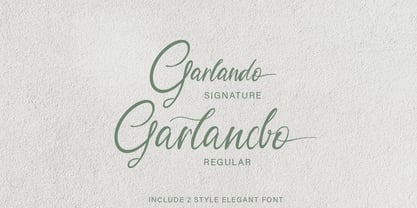 Garlando Font Poster 2