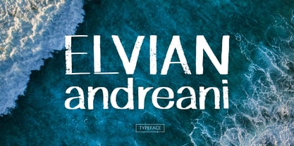 Elvian Andreani Font Poster 1