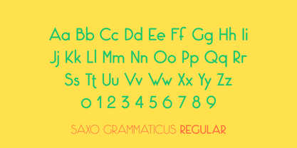 Saxo Grammaticus Font Poster 6