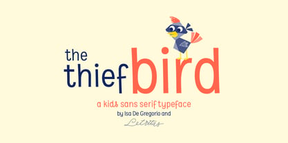 The Thief Bird Font Poster 1