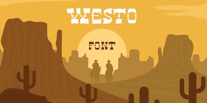 Westo Font Poster 4