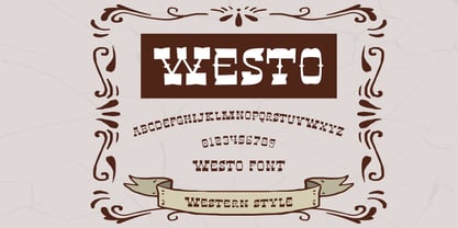 Westo Font Poster 2