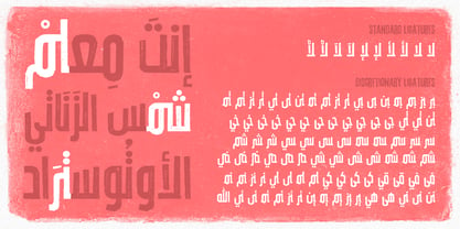 Lavah Pro Arabic Font Poster 3