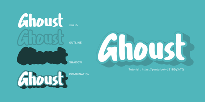 Ghoust Font Poster 2