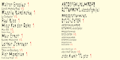 Side A Font Poster 4