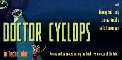 Doctor Cyclops Fuente Póster 2