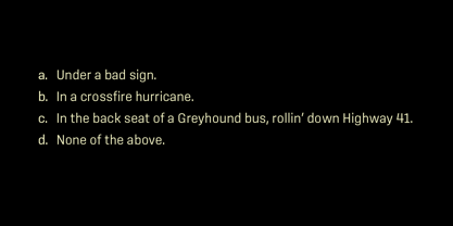 Sinter Font Poster 5