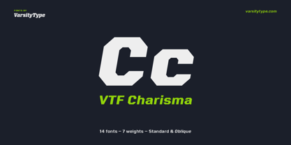 VTF Charisma Font Poster 1
