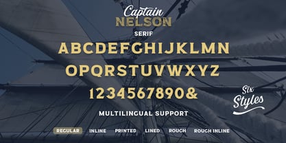 Captain Nelson Font Poster 15