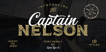 Captain Nelson Font Poster 1