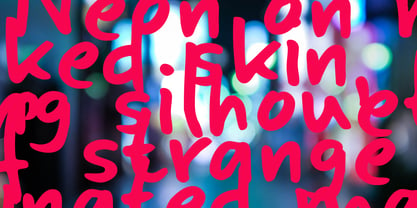 Sumida Script Font Poster 4