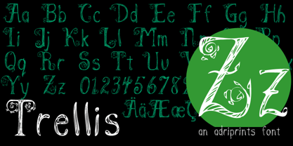 Trellis Font Poster 1