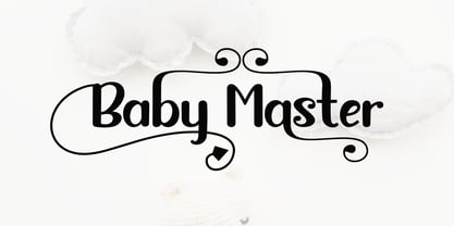 Baby Master Font Poster 6