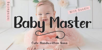 Baby Master Font Poster 1