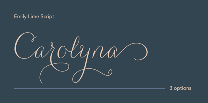 Carolyna Font Poster 1