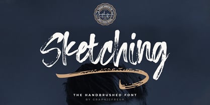 Sketching Font Poster 1