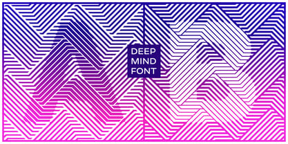 Deep Mind Font Poster 2