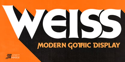 Weiss Modern Gothic Font Poster 1