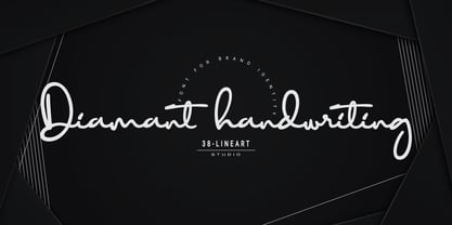 Diamant Handwriting Font Poster 1