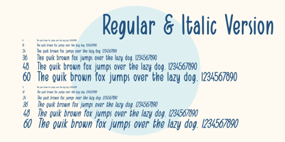 Quickly Freehand Font Poster 5
