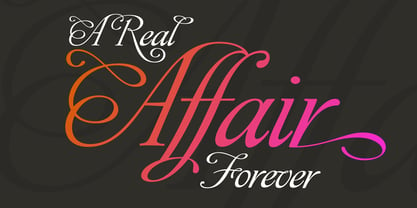 Affair Font Poster 6