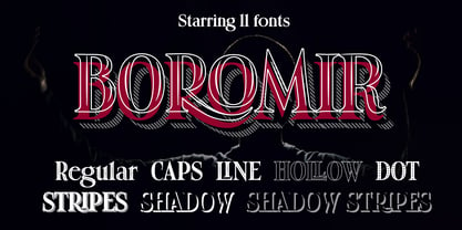 Boromir Font Poster 2