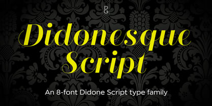 Didonesque Script Font Poster 1