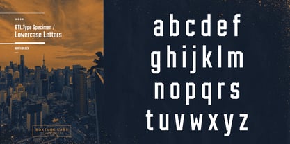 North Block Font Poster 3
