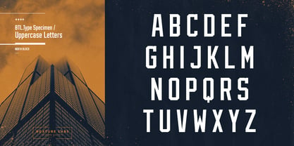 North Block Font Poster 2