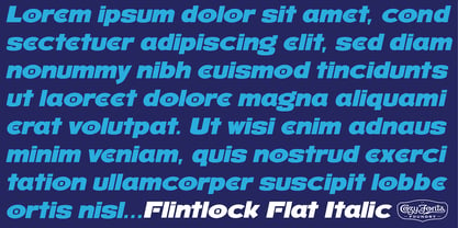 Flintlock Font Poster 9