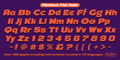 Flintlock Font Poster 5