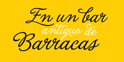 La Portenia Font Poster 2