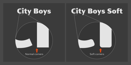 City Boys Soft Font Poster 7