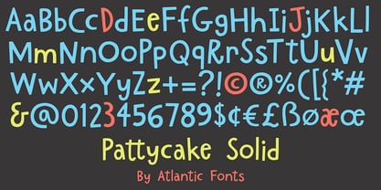 Pattycake Font Poster 3