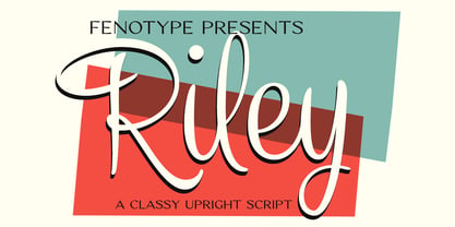 Riley Font Poster 1