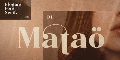Matao Serif Font Poster 1