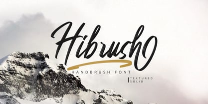 Hibrush Font Poster 1