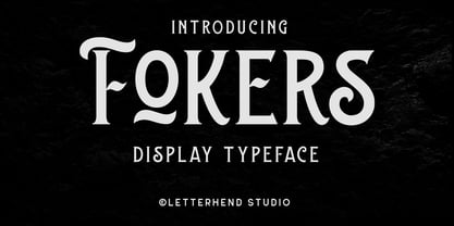 Fokers Font Poster 1