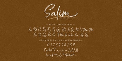 Salim Font Poster 11