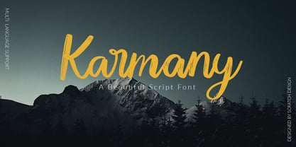 Karmany Font Poster 1