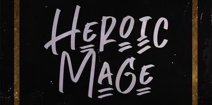 Heroic Mage Font Poster 1